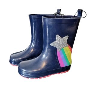 Girl rainbow & star rain boots 2/3